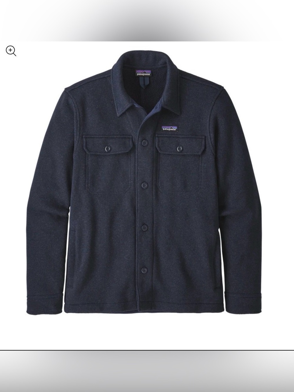 Patagonia Better Sweater Shirt Jacket in New Navy. Mens XL
